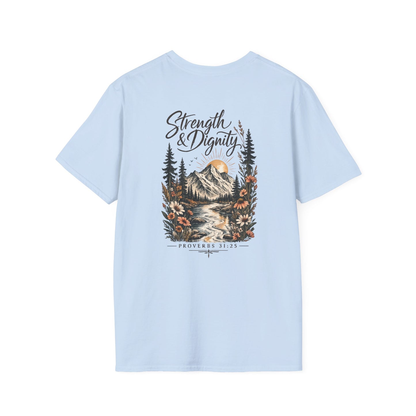 Strength & Dignity Mountain Women's T-Shirt