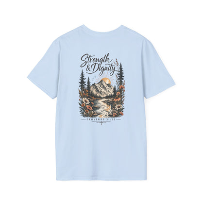 Strength & Dignity Mountain Women's T-Shirt