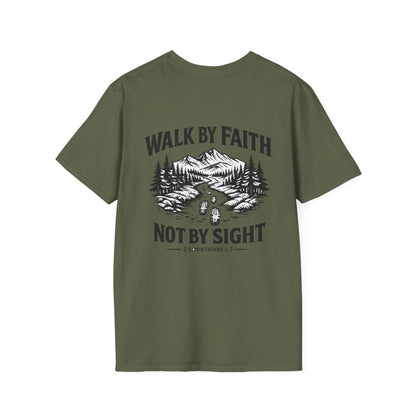 "Walk by Faith Not by Sight" Christian Tee