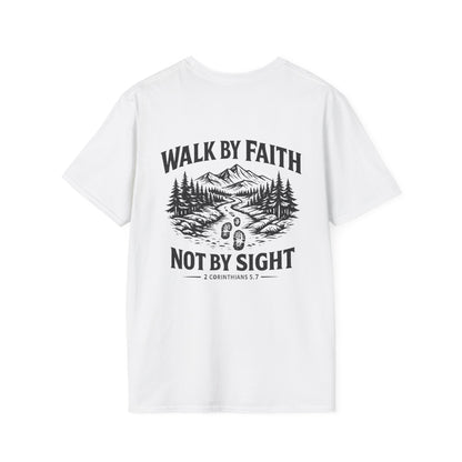 "Walk by Faith Not by Sight" Christian Tee