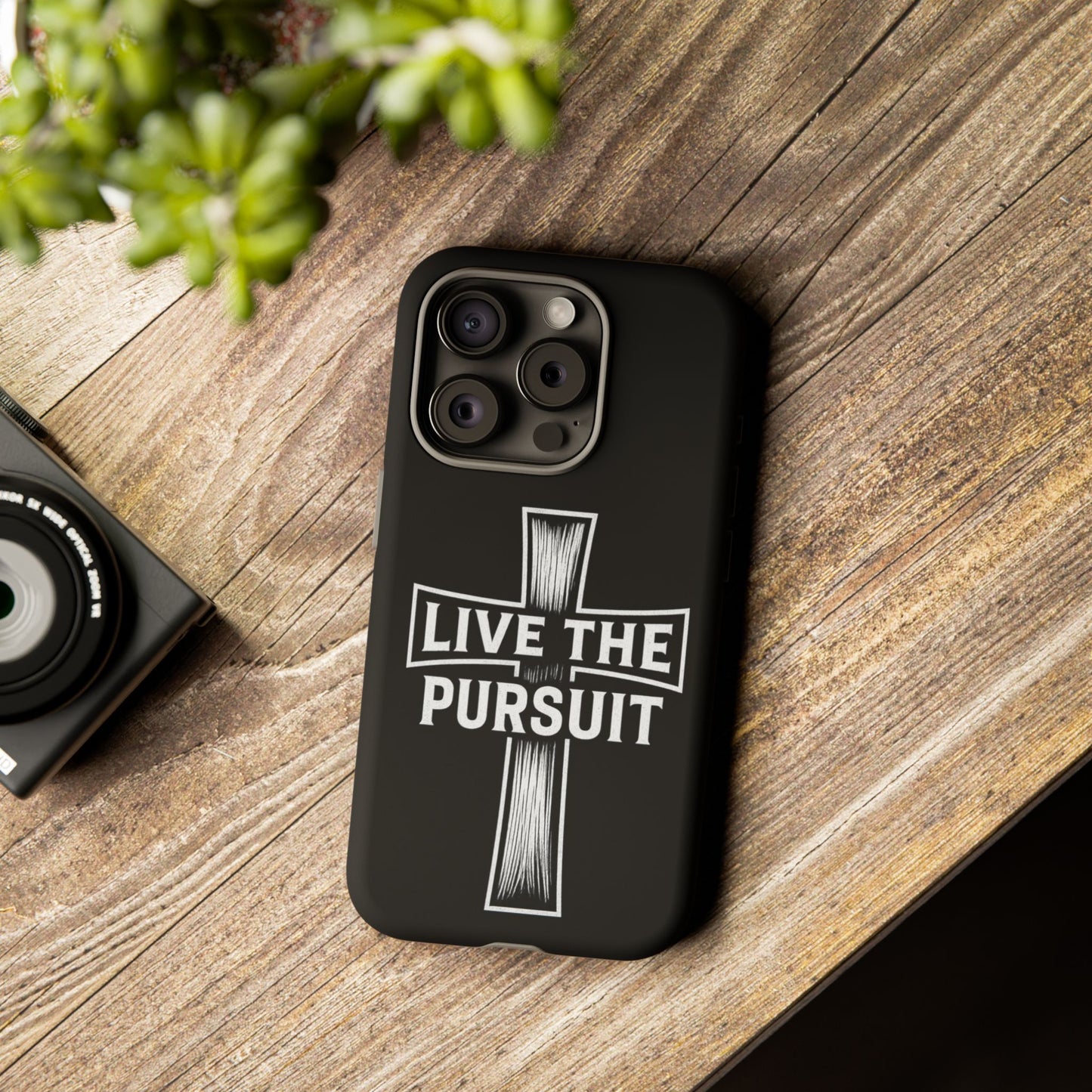 Live The Pursuit Cross Phone Case