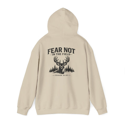 “Fear Not in the Field” Deer Graphic Sweatshirt (Isaiah 41:10)