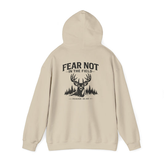 “Fear Not in the Field” Deer Graphic Sweatshirt (Isaiah 41:10)