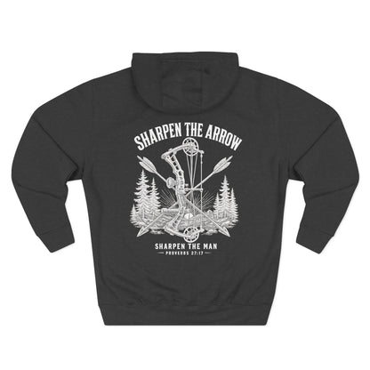 Sharpen The Arrow, Sharpen The Man Hoodie – Proverbs 27:17