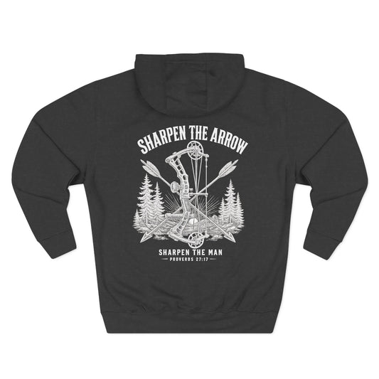 Sharpen The Arrow, Sharpen The Man Hoodie – Proverbs 27:17