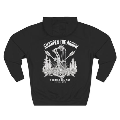 Sharpen The Arrow, Sharpen The Man Hoodie – Proverbs 27:17