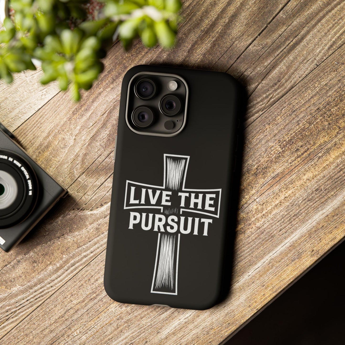 Live The Pursuit Cross Phone Case