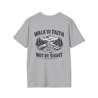 "Walk by Faith Not by Sight" Christian Tee