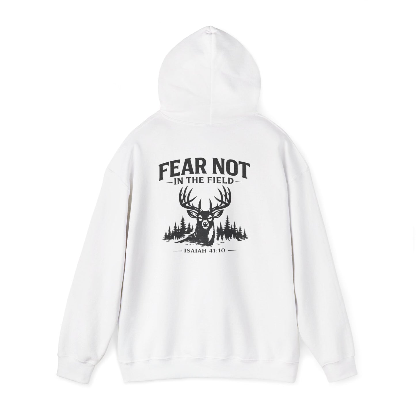 “Fear Not in the Field” Deer Graphic Sweatshirt (Isaiah 41:10)