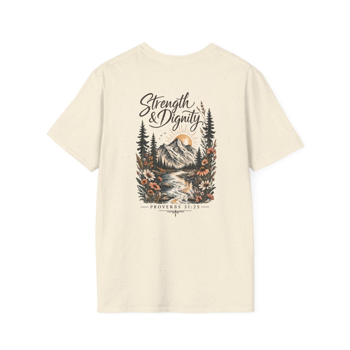 Strength & Dignity Mountain Women's T-Shirt
