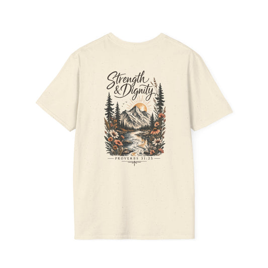 Strength & Dignity Mountain Women's T-Shirt