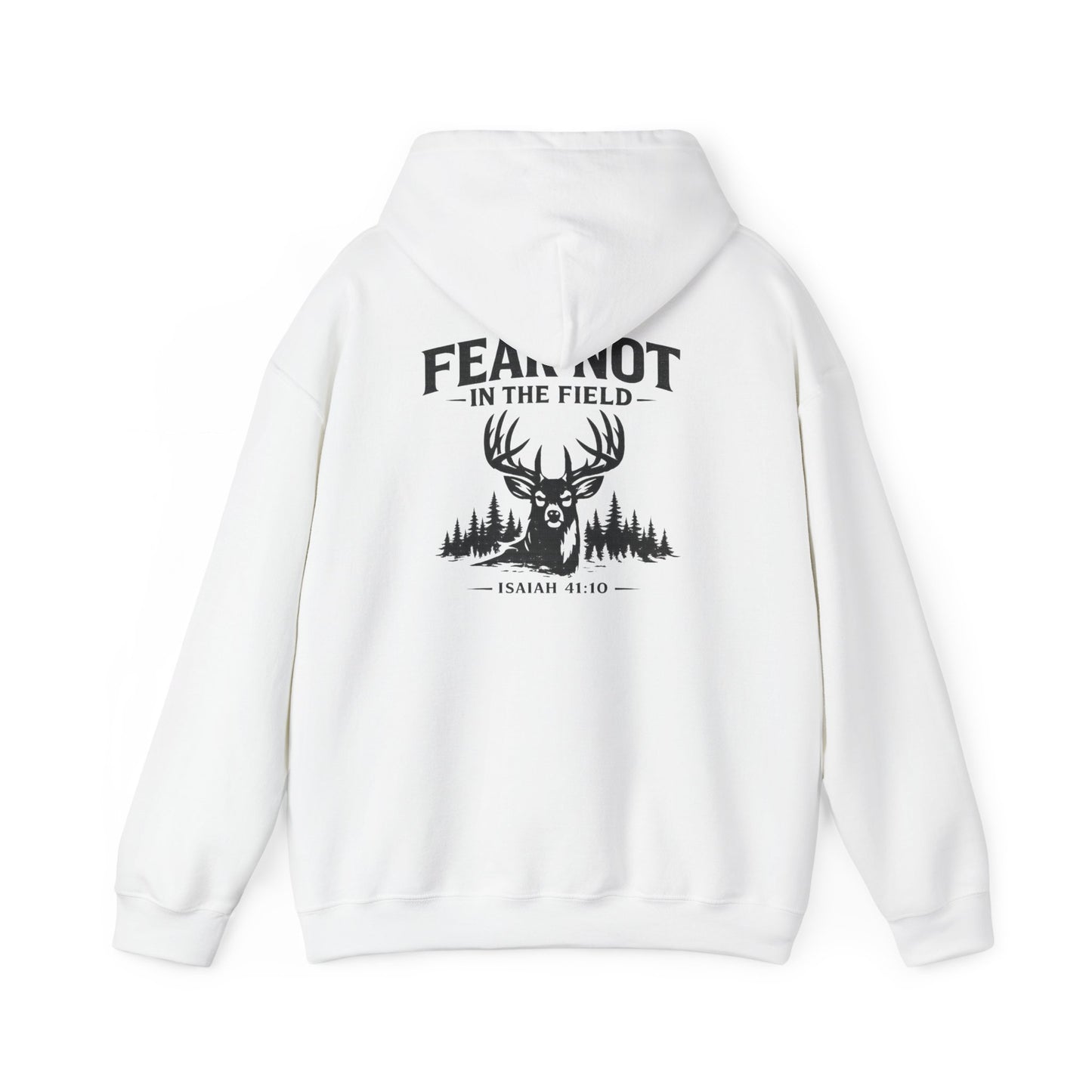 “Fear Not in the Field” Deer Graphic Sweatshirt (Isaiah 41:10)