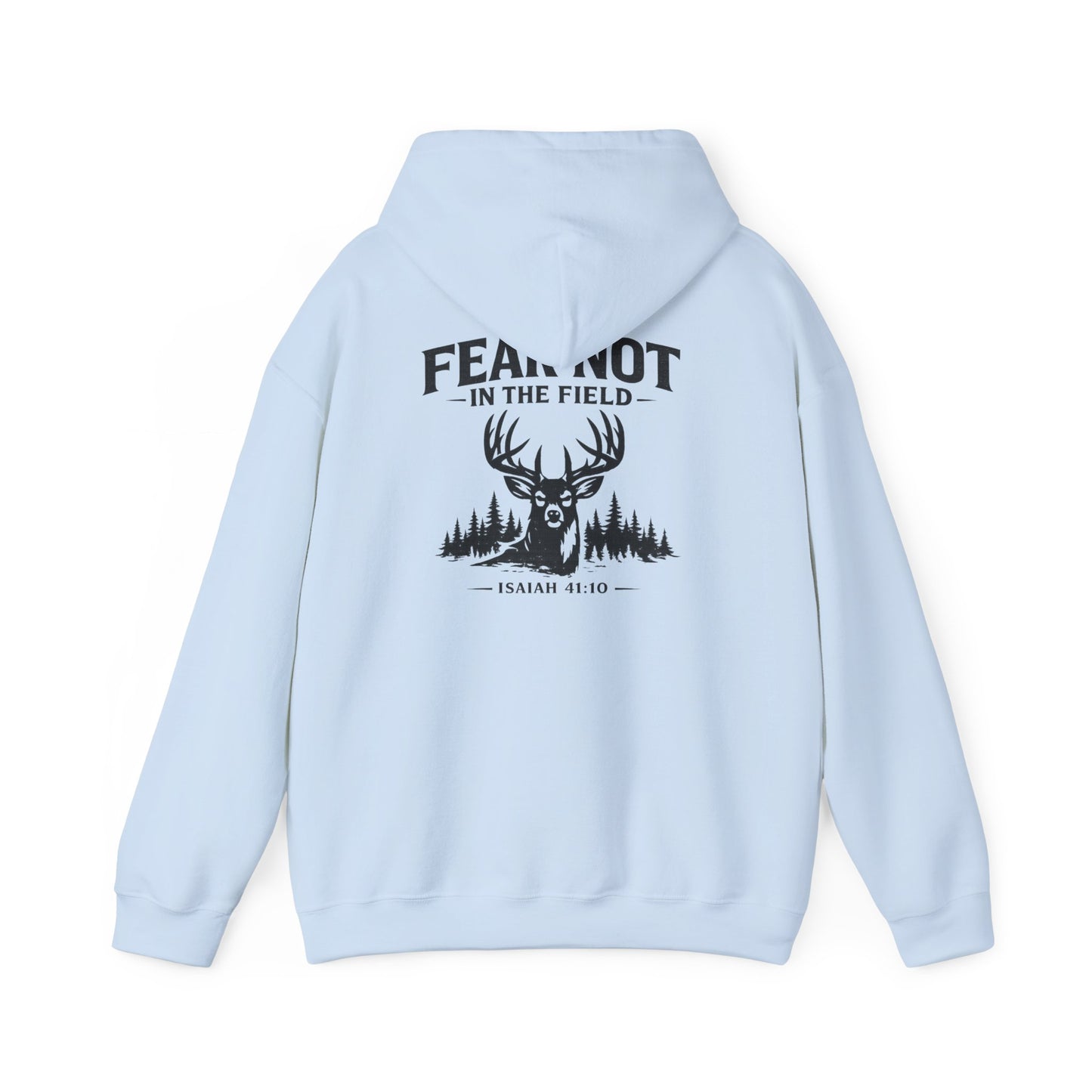 “Fear Not in the Field” Deer Graphic Sweatshirt (Isaiah 41:10)