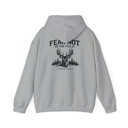 “Fear Not in the Field” Deer Graphic Sweatshirt (Isaiah 41:10)