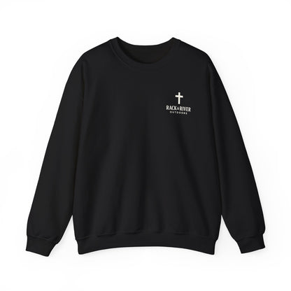 Still Enough To Hear Him Crewneck - Bow Hunter Faith Collection