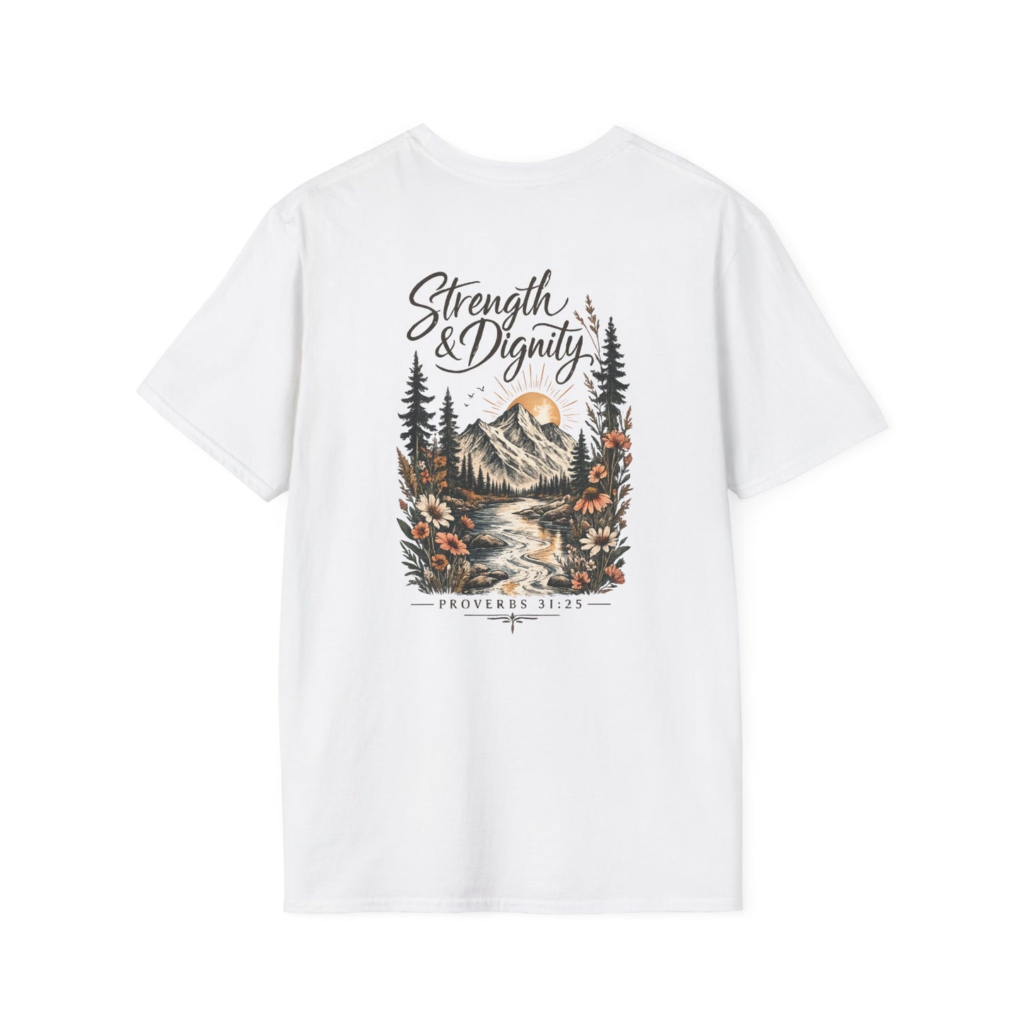 Strength & Dignity Mountain Women's T-Shirt